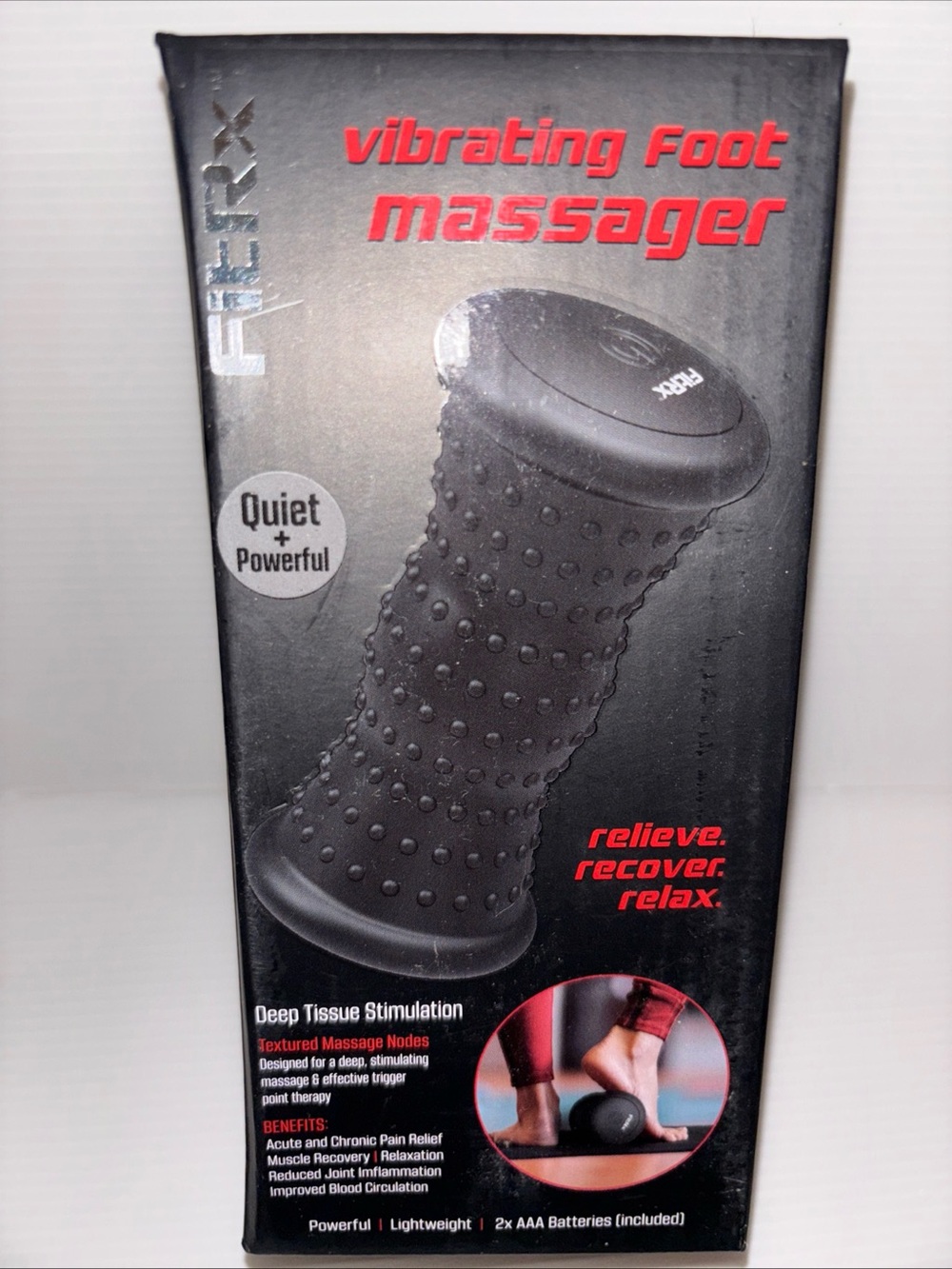 Vibrating Foot Massager - Black